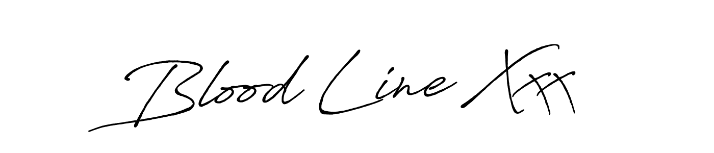 Similarly Antro_Vectra_Bolder is the best handwritten signature design. Signature creator online .You can use it as an online autograph creator for name Blood Line Xxx. Blood Line Xxx signature style 7 images and pictures png