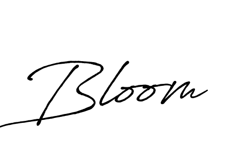 How to make Bloom signature? Antro_Vectra_Bolder is a professional autograph style. Create handwritten signature for Bloom name. Bloom signature style 7 images and pictures png