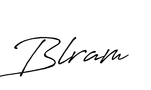 Make a beautiful signature design for name Blram. With this signature (Antro_Vectra_Bolder) style, you can create a handwritten signature for free. Blram signature style 7 images and pictures png