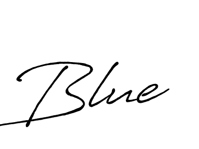 Make a beautiful signature design for name Blue. With this signature (Antro_Vectra_Bolder) style, you can create a handwritten signature for free. Blue signature style 7 images and pictures png