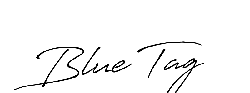 Similarly Antro_Vectra_Bolder is the best handwritten signature design. Signature creator online .You can use it as an online autograph creator for name Blue Tag. Blue Tag signature style 7 images and pictures png