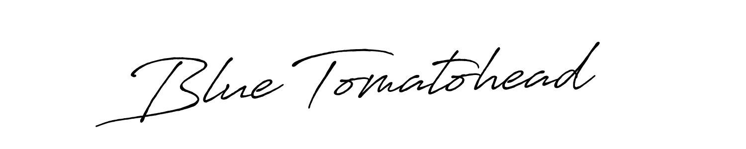 Create a beautiful signature design for name Blue Tomatohead. With this signature (Antro_Vectra_Bolder) fonts, you can make a handwritten signature for free. Blue Tomatohead signature style 7 images and pictures png