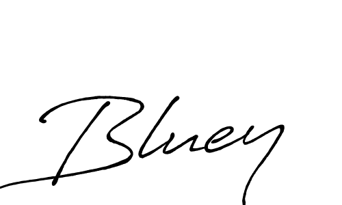 The best way (Antro_Vectra_Bolder) to make a short signature is to pick only two or three words in your name. The name Bluey include a total of six letters. For converting this name. Bluey signature style 7 images and pictures png