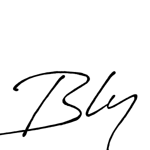 The best way (Antro_Vectra_Bolder) to make a short signature is to pick only two or three words in your name. The name Bly include a total of six letters. For converting this name. Bly signature style 7 images and pictures png