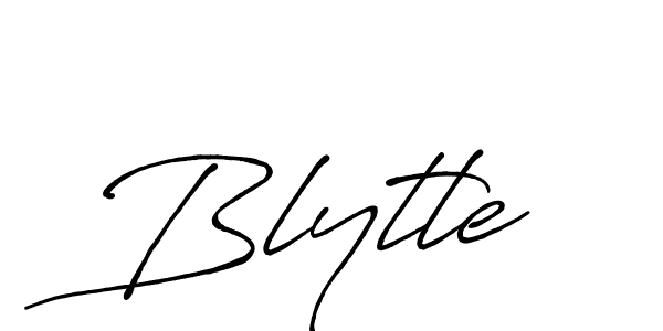 How to make Blytle signature? Antro_Vectra_Bolder is a professional autograph style. Create handwritten signature for Blytle name. Blytle signature style 7 images and pictures png