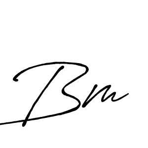 Make a short Bm  signature style. Manage your documents anywhere anytime using Antro_Vectra_Bolder. Create and add eSignatures, submit forms, share and send files easily. Bm  signature style 7 images and pictures png