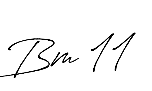 You should practise on your own different ways (Antro_Vectra_Bolder) to write your name (Bm 11) in signature. don't let someone else do it for you. Bm 11 signature style 7 images and pictures png