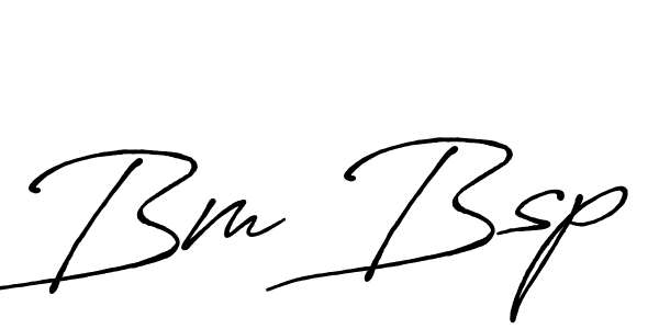 Design your own signature with our free online signature maker. With this signature software, you can create a handwritten (Antro_Vectra_Bolder) signature for name Bm Bsp. Bm Bsp signature style 7 images and pictures png
