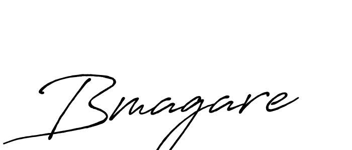 Design your own signature with our free online signature maker. With this signature software, you can create a handwritten (Antro_Vectra_Bolder) signature for name Bmagare. Bmagare signature style 7 images and pictures png