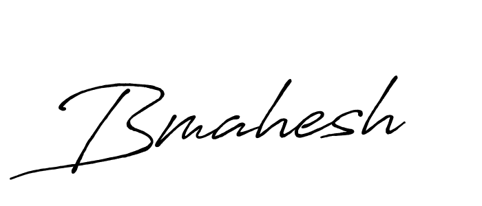 You should practise on your own different ways (Antro_Vectra_Bolder) to write your name (Bmahesh) in signature. don't let someone else do it for you. Bmahesh signature style 7 images and pictures png