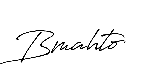 Bmahto stylish signature style. Best Handwritten Sign (Antro_Vectra_Bolder) for my name. Handwritten Signature Collection Ideas for my name Bmahto. Bmahto signature style 7 images and pictures png