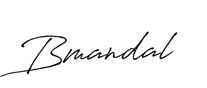 Use a signature maker to create a handwritten signature online. With this signature software, you can design (Antro_Vectra_Bolder) your own signature for name Bmandal. Bmandal signature style 7 images and pictures png