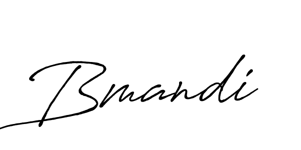 Also we have Bmandi name is the best signature style. Create professional handwritten signature collection using Antro_Vectra_Bolder autograph style. Bmandi signature style 7 images and pictures png