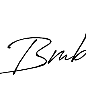 Make a beautiful signature design for name Bmb. With this signature (Antro_Vectra_Bolder) style, you can create a handwritten signature for free. Bmb signature style 7 images and pictures png
