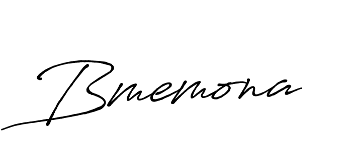 How to make Bmemona name signature. Use Antro_Vectra_Bolder style for creating short signs online. This is the latest handwritten sign. Bmemona signature style 7 images and pictures png