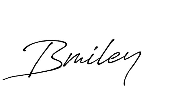 You should practise on your own different ways (Antro_Vectra_Bolder) to write your name (Bmiley) in signature. don't let someone else do it for you. Bmiley signature style 7 images and pictures png