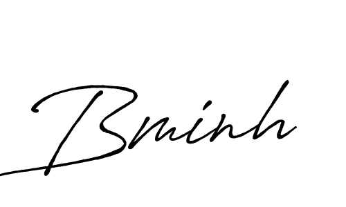 It looks lik you need a new signature style for name Bminh. Design unique handwritten (Antro_Vectra_Bolder) signature with our free signature maker in just a few clicks. Bminh signature style 7 images and pictures png