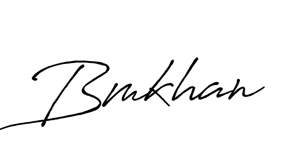 Make a beautiful signature design for name Bmkhan. Use this online signature maker to create a handwritten signature for free. Bmkhan signature style 7 images and pictures png