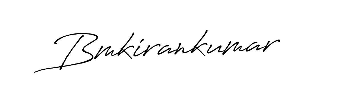 The best way (Antro_Vectra_Bolder) to make a short signature is to pick only two or three words in your name. The name Bmkirankumar include a total of six letters. For converting this name. Bmkirankumar signature style 7 images and pictures png