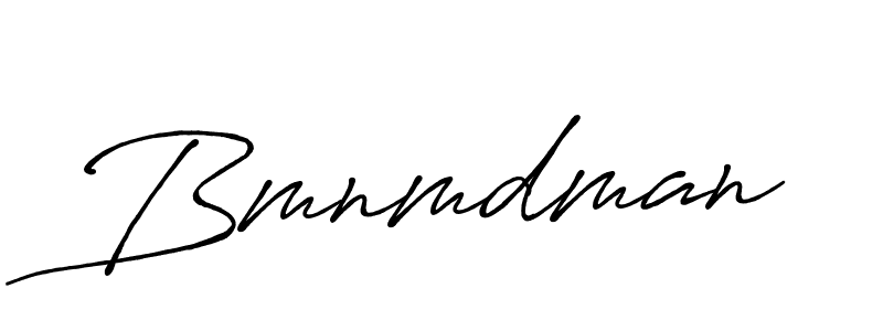 How to Draw Bmnmdman signature style? Antro_Vectra_Bolder is a latest design signature styles for name Bmnmdman. Bmnmdman signature style 7 images and pictures png