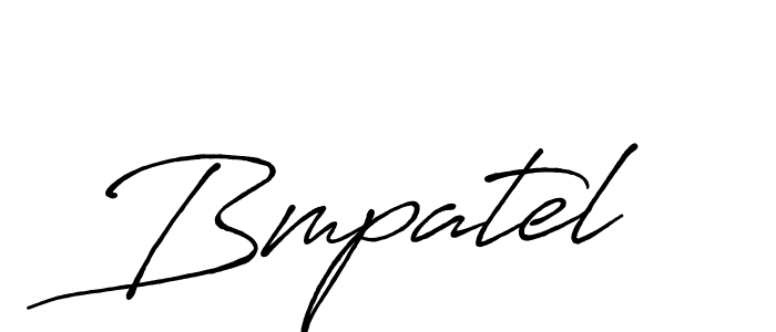 Also You can easily find your signature by using the search form. We will create Bmpatel name handwritten signature images for you free of cost using Antro_Vectra_Bolder sign style. Bmpatel signature style 7 images and pictures png