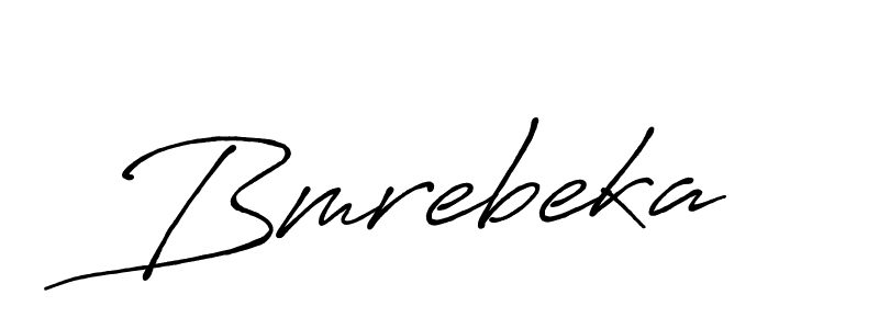 How to make Bmrebeka name signature. Use Antro_Vectra_Bolder style for creating short signs online. This is the latest handwritten sign. Bmrebeka signature style 7 images and pictures png