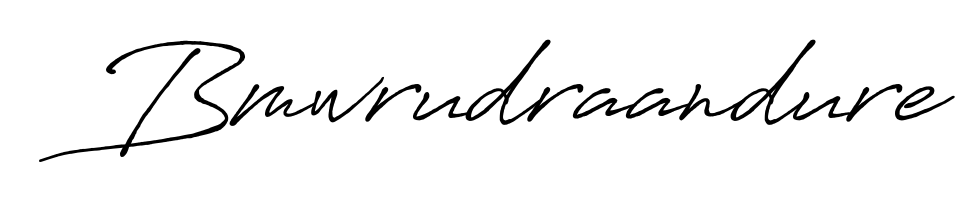 Make your name Bmwrudraandure memorable on every contract using Antro_Vectra_Bolder autograph style. Instant transparent background export available. Bmwrudraandure signature style 7 images and pictures png