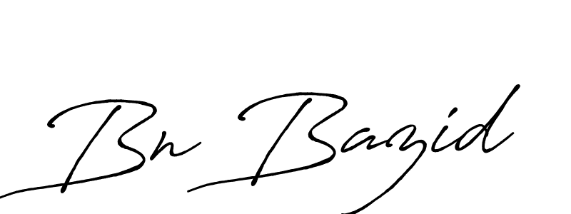 How to make Bn Bazid signature? Antro_Vectra_Bolder is a professional autograph style. Create handwritten signature for Bn Bazid name. Bn Bazid signature style 7 images and pictures png