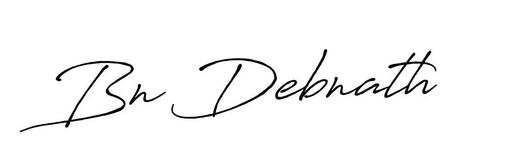 How to make Bn Debnath signature? Antro_Vectra_Bolder is a professional autograph style. Create handwritten signature for Bn Debnath name. Bn Debnath signature style 7 images and pictures png