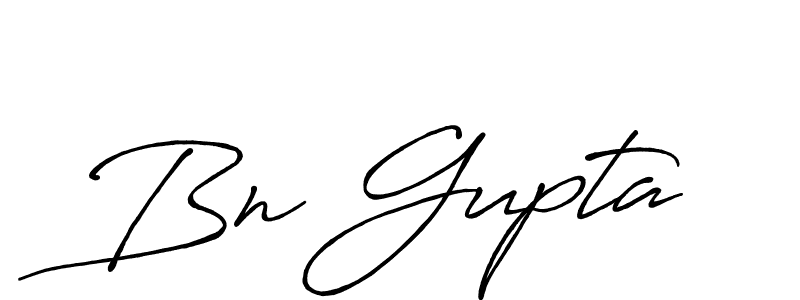You should practise on your own different ways (Antro_Vectra_Bolder) to write your name (Bn Gupta) in signature. don't let someone else do it for you. Bn Gupta signature style 7 images and pictures png