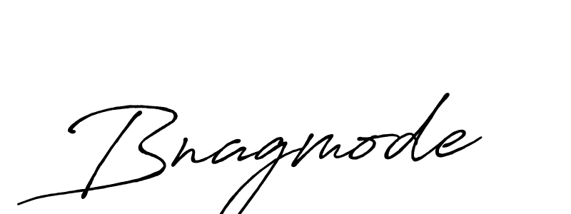 How to make Bnagmode name signature. Use Antro_Vectra_Bolder style for creating short signs online. This is the latest handwritten sign. Bnagmode signature style 7 images and pictures png