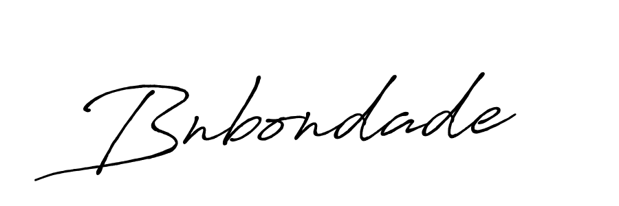 Create a beautiful signature design for name Bnbondade. With this signature (Antro_Vectra_Bolder) fonts, you can make a handwritten signature for free. Bnbondade signature style 7 images and pictures png
