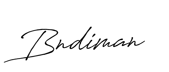 Design your own signature with our free online signature maker. With this signature software, you can create a handwritten (Antro_Vectra_Bolder) signature for name Bndiman. Bndiman signature style 7 images and pictures png