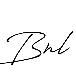 Bnl stylish signature style. Best Handwritten Sign (Antro_Vectra_Bolder) for my name. Handwritten Signature Collection Ideas for my name Bnl. Bnl signature style 7 images and pictures png