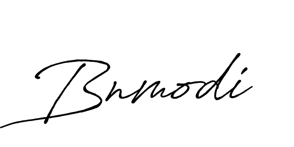 Bnmodi stylish signature style. Best Handwritten Sign (Antro_Vectra_Bolder) for my name. Handwritten Signature Collection Ideas for my name Bnmodi. Bnmodi signature style 7 images and pictures png