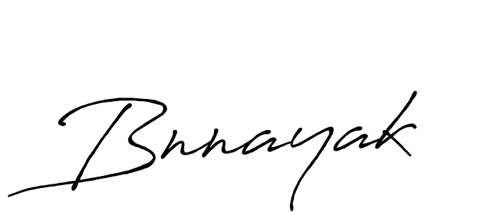 How to make Bnnayak name signature. Use Antro_Vectra_Bolder style for creating short signs online. This is the latest handwritten sign. Bnnayak signature style 7 images and pictures png