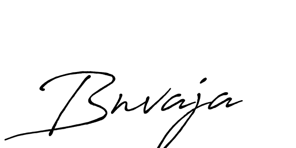 How to make Bnvaja name signature. Use Antro_Vectra_Bolder style for creating short signs online. This is the latest handwritten sign. Bnvaja signature style 7 images and pictures png