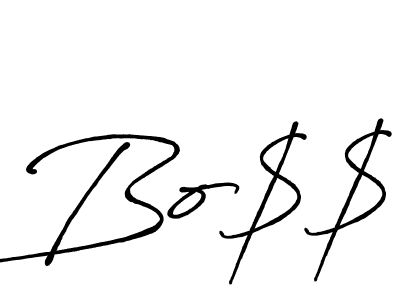if you are searching for the best signature style for your name Bo$$. so please give up your signature search. here we have designed multiple signature styles  using Antro_Vectra_Bolder. Bo$$ signature style 7 images and pictures png