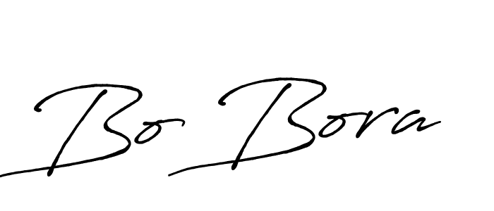 Design your own signature with our free online signature maker. With this signature software, you can create a handwritten (Antro_Vectra_Bolder) signature for name Bo Bora. Bo Bora signature style 7 images and pictures png