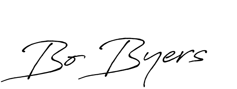 You should practise on your own different ways (Antro_Vectra_Bolder) to write your name (Bo Byers) in signature. don't let someone else do it for you. Bo Byers signature style 7 images and pictures png