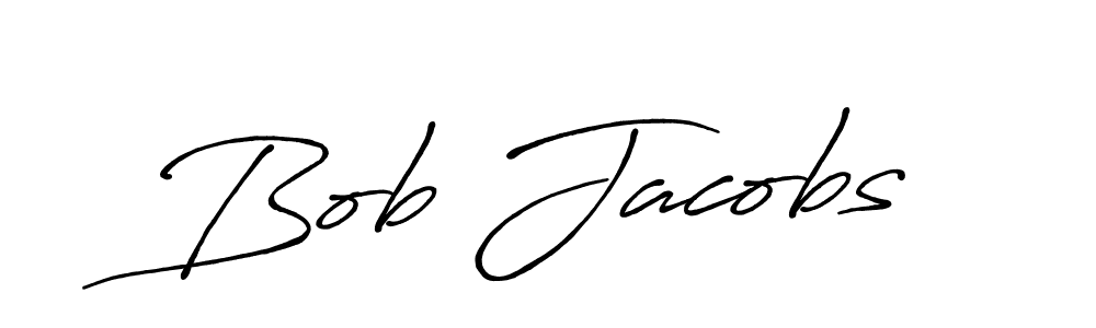 Create a beautiful signature design for name Bob Jacobs. With this signature (Antro_Vectra_Bolder) fonts, you can make a handwritten signature for free. Bob Jacobs signature style 7 images and pictures png
