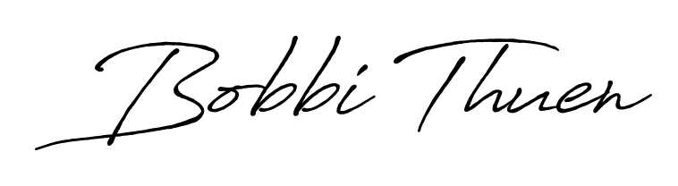 Quickly download Bobbi Thuen name signature in high-resolution PNG using Antro_Vectra_Bolder style. Ready to insert into PDFs and online applications. Bobbi Thuen signature style 7 images and pictures png