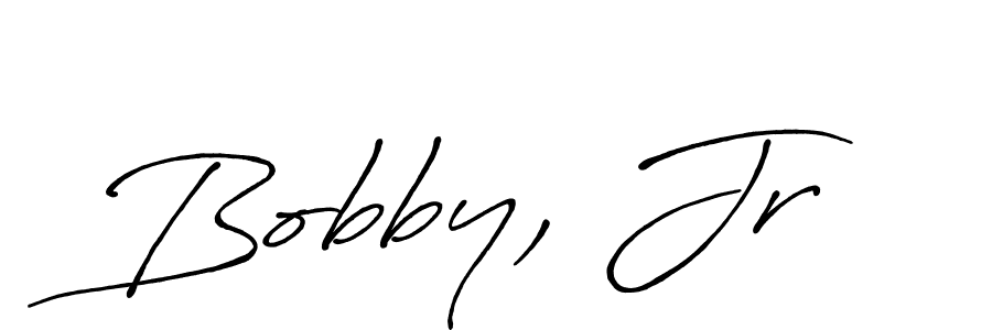 Similarly Antro_Vectra_Bolder is the best handwritten signature design. Signature creator online .You can use it as an online autograph creator for name Bobby, Jr. Bobby, Jr signature style 7 images and pictures png