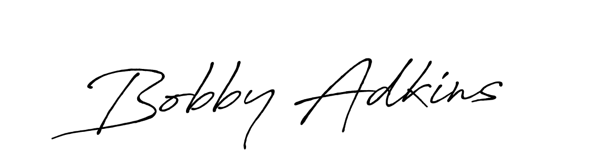 Use a signature maker to create a handwritten signature online. With this signature software, you can design (Antro_Vectra_Bolder) your own signature for name Bobby Adkins. Bobby Adkins signature style 7 images and pictures png