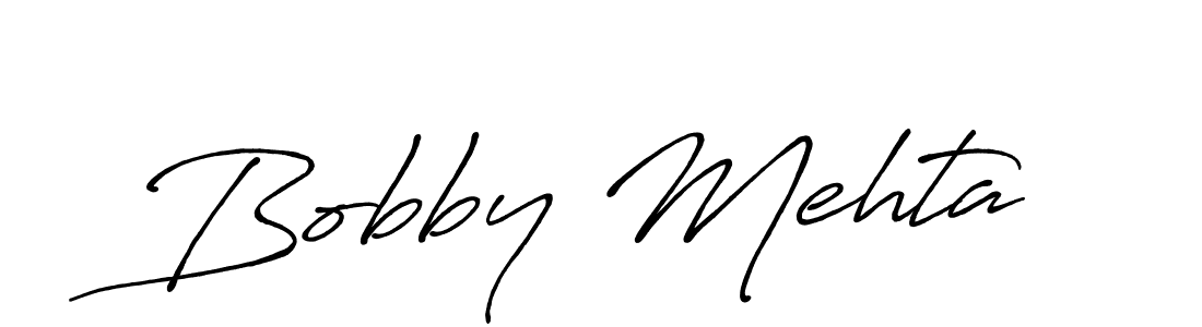 Once you've used our free online signature maker to create your best signature Antro_Vectra_Bolder style, it's time to enjoy all of the benefits that Bobby Mehta name signing documents. Bobby Mehta signature style 7 images and pictures png