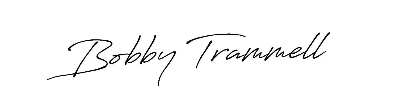 Design your own signature with our free online signature maker. With this signature software, you can create a handwritten (Antro_Vectra_Bolder) signature for name Bobby Trammell. Bobby Trammell signature style 7 images and pictures png