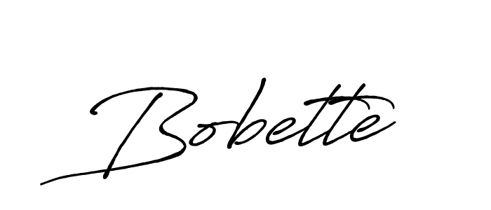Also we have Bobette name is the best signature style. Create professional handwritten signature collection using Antro_Vectra_Bolder autograph style. Bobette signature style 7 images and pictures png