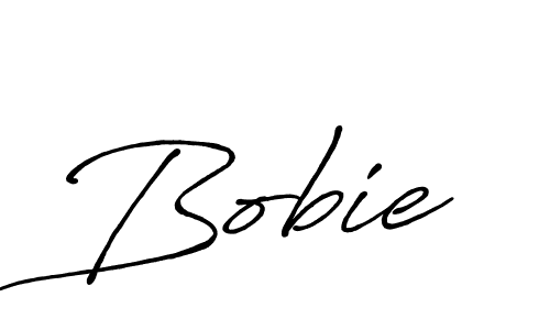 Bobie stylish signature style. Best Handwritten Sign (Antro_Vectra_Bolder) for my name. Handwritten Signature Collection Ideas for my name Bobie. Bobie signature style 7 images and pictures png