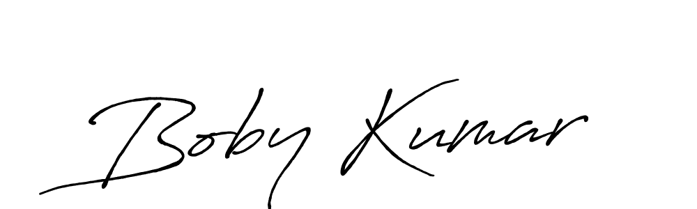 Similarly Antro_Vectra_Bolder is the best handwritten signature design. Signature creator online .You can use it as an online autograph creator for name Boby Kumar. Boby Kumar signature style 7 images and pictures png