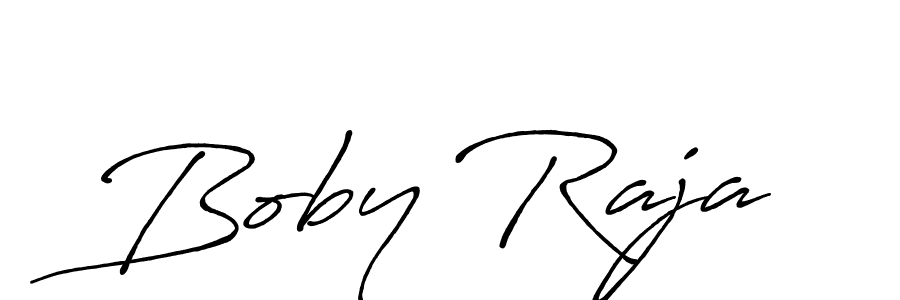 Also You can easily find your signature by using the search form. We will create Boby Raja name handwritten signature images for you free of cost using Antro_Vectra_Bolder sign style. Boby Raja signature style 7 images and pictures png